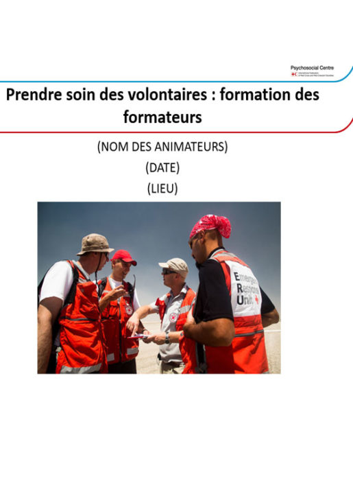 caring-for-volunteers-training-of-trainers-powerpoint-presentation-french