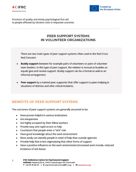 peer-support-in-volunteer-organizations