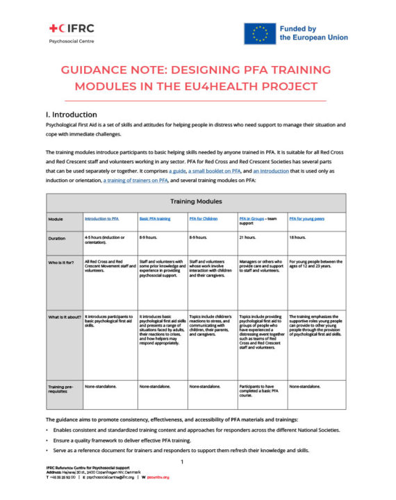 guidance-note-designing-pfa-training-modules-under-the-eu4health-project