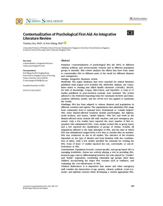 contextualization-of-psychological-first-aid-an-integrative-literature-review
