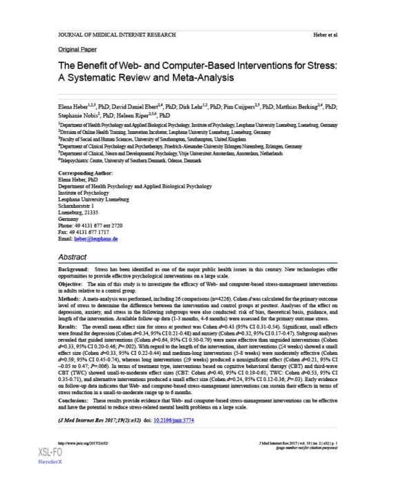 the-benefit-of-web-and-computer-based-interventions-for-stress-a-systematic-review-and-meta-analysis