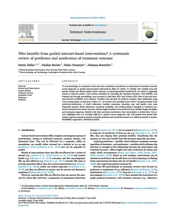 who-benefits-from-guided-internet-based-interventions-a-systematic-review-of-predictors-and-moderators-of-treatment-outcome